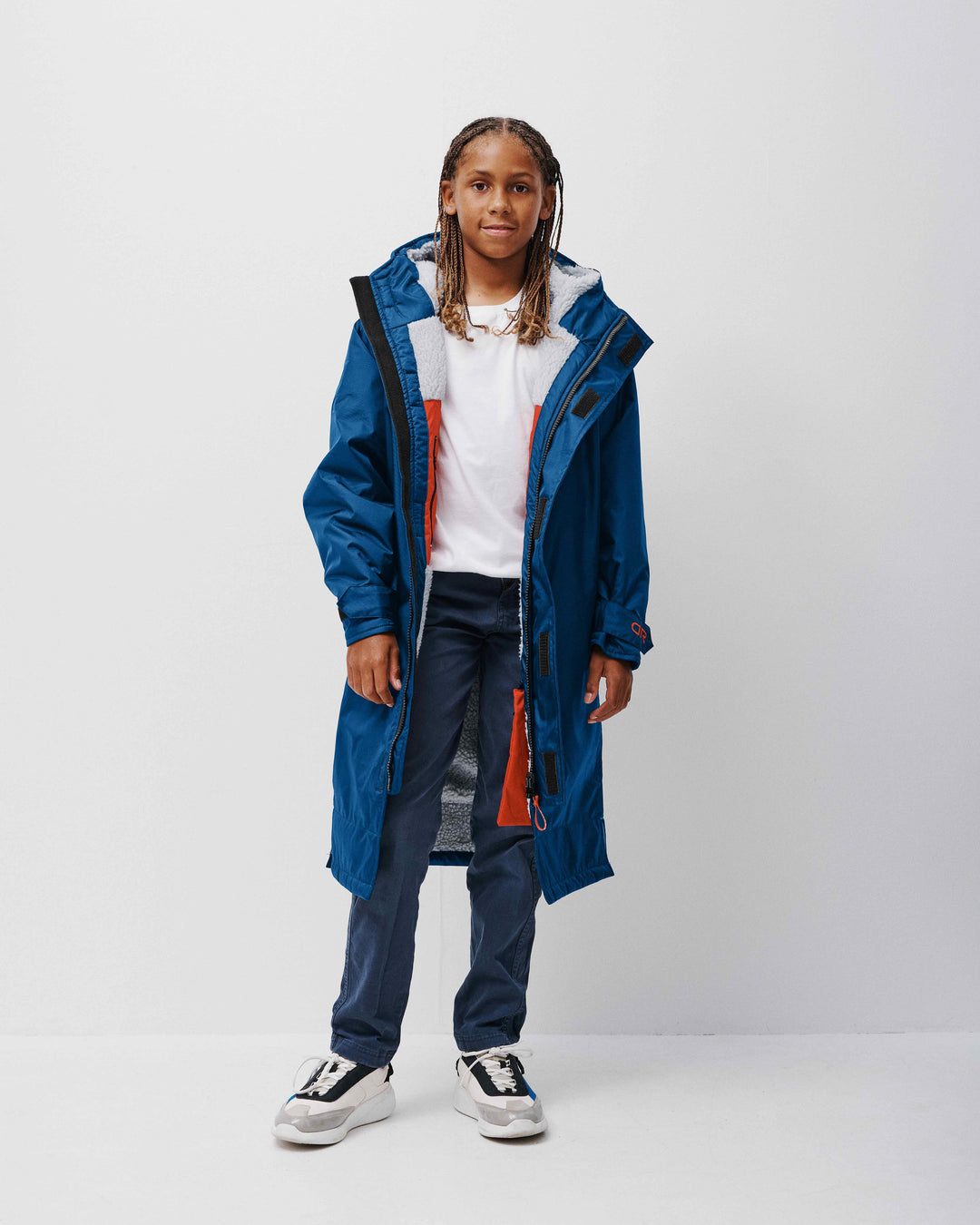 Delta Roam Beaufort navy robe jacket waterproof design
