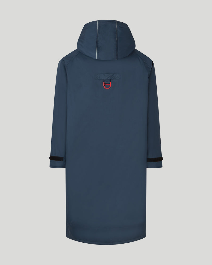 Navy Waterproof Dry Coat | Beaumont Robe | Delta Roam