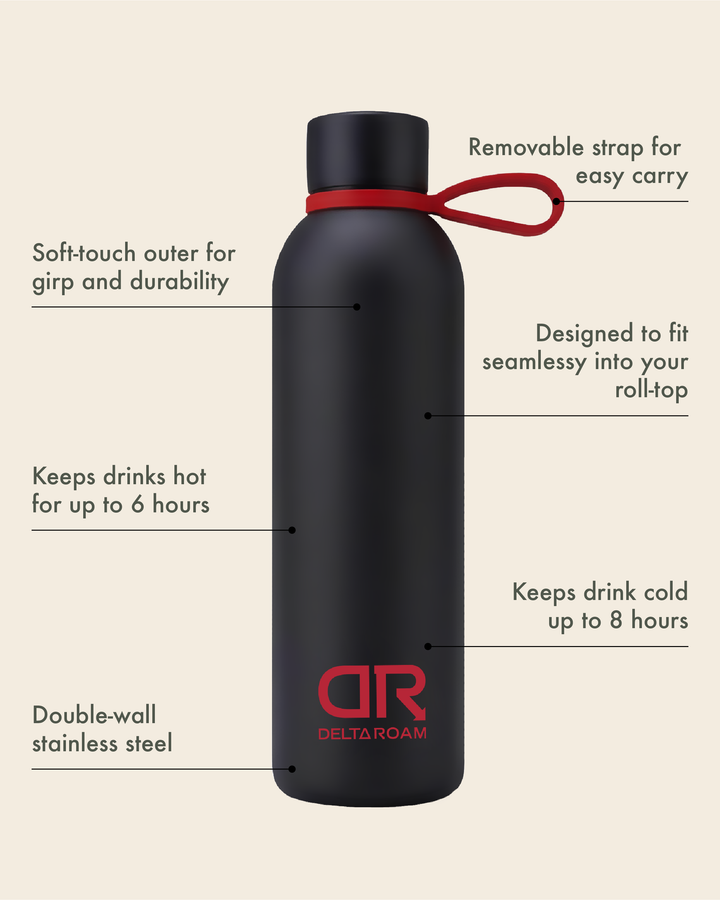 Water Bottle - Midnight Black