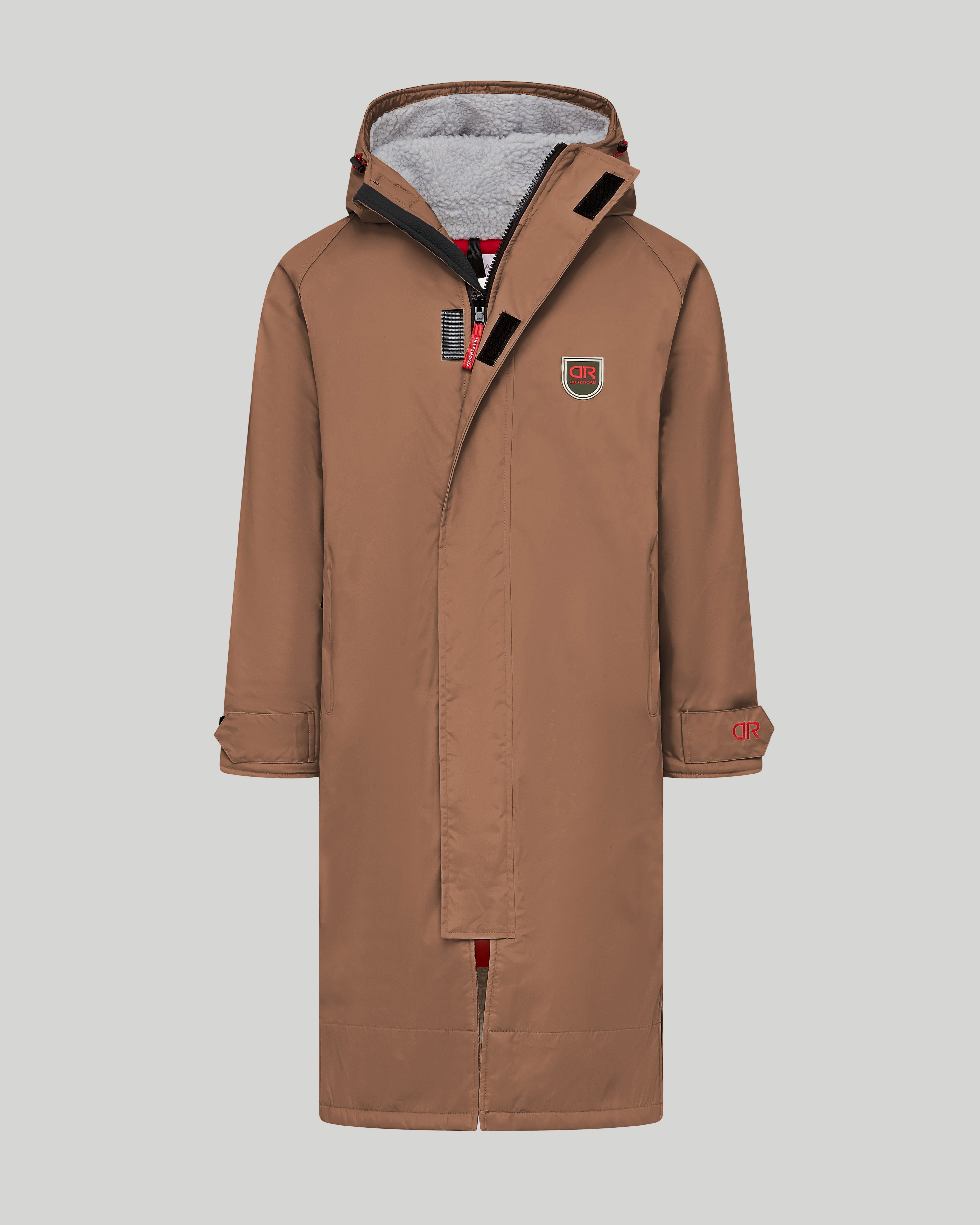 Brown Waterproof Dry Coat | | Beaumont Robe | Delta Roam