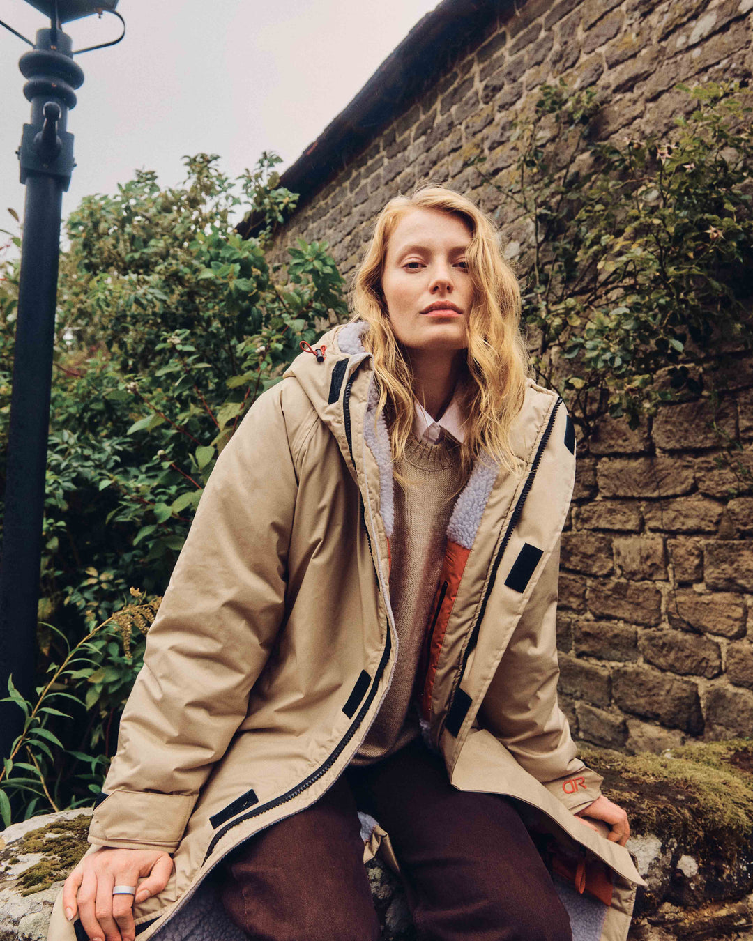 Delta Room Robe Beige Waterproof Dry Coat | Beaumont Robe | Delta Roam