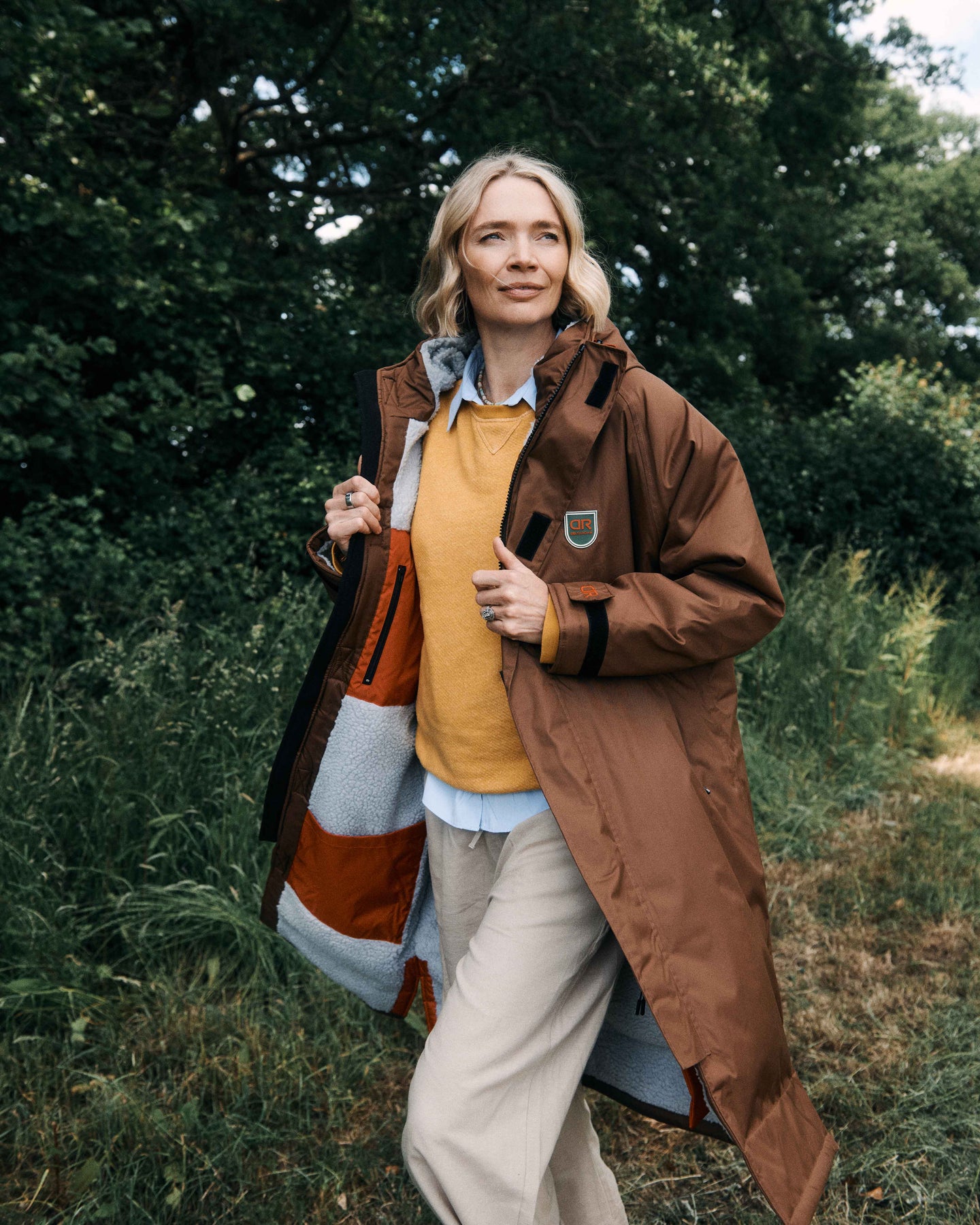 Delta Room Robe Brown Waterproof Dry Coat | | Beaumont Robe | Delta Roam