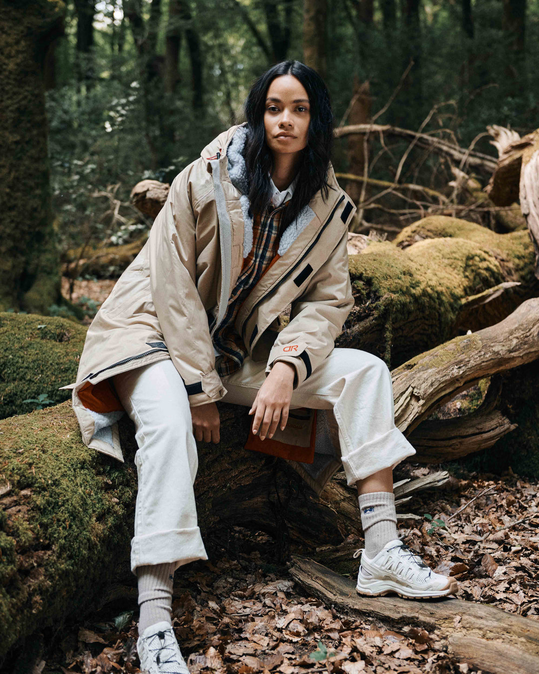 Delta Room Robe Beige Waterproof Dry Coat | Beaumont Robe | Delta Roam